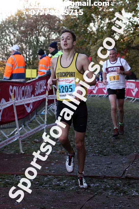 Senior mens National Cross Country Relay, Berry Hill Park, Mansfield. Photo:  David T. Hewitson/Sports for All Pics